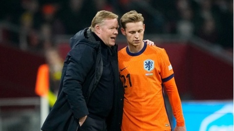 Hà Lan thấp thỏm với Frenkie De Jong